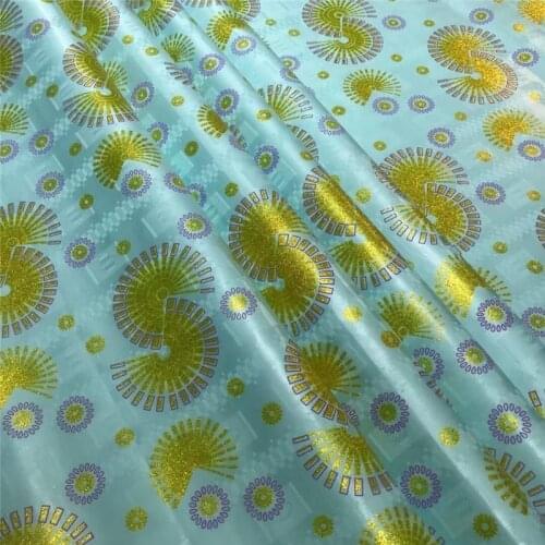 Jacquard brocade fabric bazin brodé basin riche femme tissu dentelle Keep Shiny african lace fabric100cotton high quality5yard