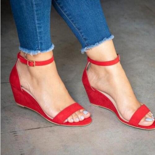 Costaric Womens Sandals 2021 Round-toe Leopard Stripe Platform Sandals Fashion Wedges Shoes Plus Size43 Shoes for Women