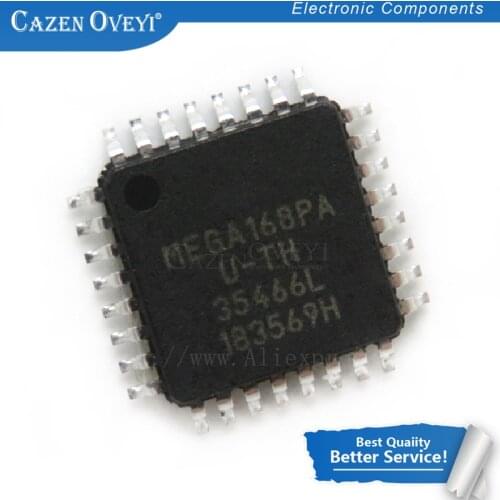 1pcs/lot ATMEGA168PA-AUR ATMEGA168PB-AU ATMEGA168PA-AU MEGA168PA-AU ATMEGA168PA ATMEGA168 MEGA168PA TQFP-32 In Stock