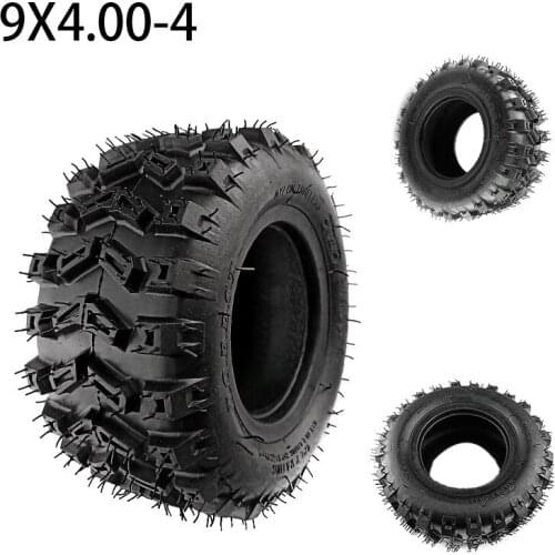 9X4.00-4 vacuum tire 9 inch off-road tire tubeless tire accessories for ATV electric scooter bicycle kart
