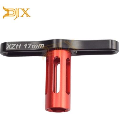 DJX Metal RC 17mm Hub Wrench & Sleeve Socket Hex Driver Spanner Tools for 1/10 1/8 RC Car