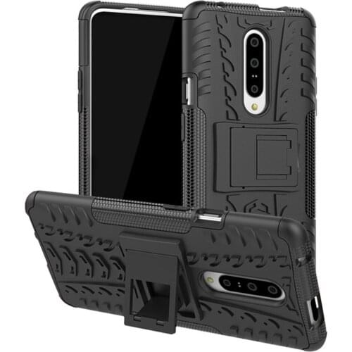 For OnePlus 7 Pro Case For OnePlus7 Pro Luxury TPU+PC Cover Stand Armor ShockProof Cases For OnePlus 7Pro Protective Phone Cases