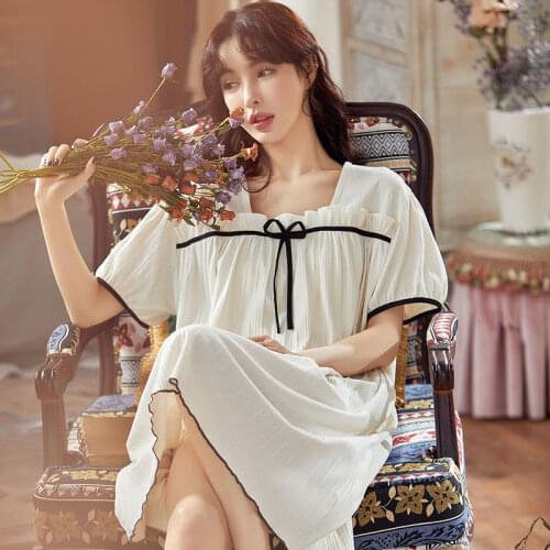 GaoDingLan Women's Nightgowns With Sleeves