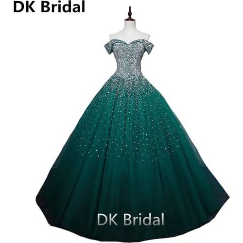 Hot Sexy Green Sweetheart Lace Up Beaded Sequined Evening Dress Long Ball Gown Formal Dress Prom Party Dresses Vestido De Festa