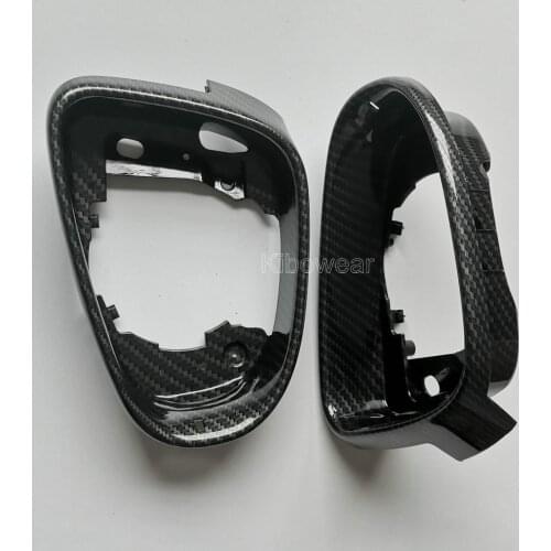 Carbon Look Side Mirror frame for VW Golf 6 MK6 GTI R20 gtd Wing Housing Replacement trim