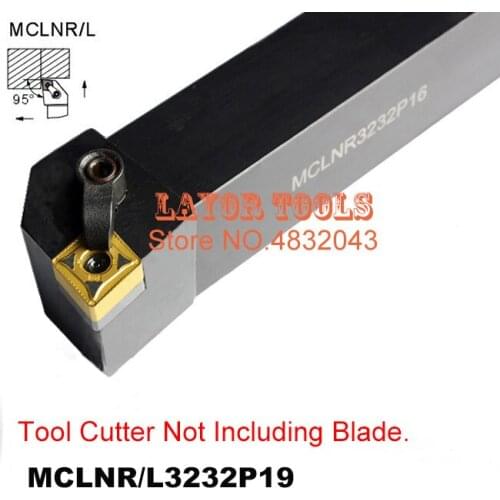 MCLNR3232P19 CNC Turning Lathe Machine Tools Lathe Cutting Tools 95 degrees External Turning Tool Holder 32*32*170mm