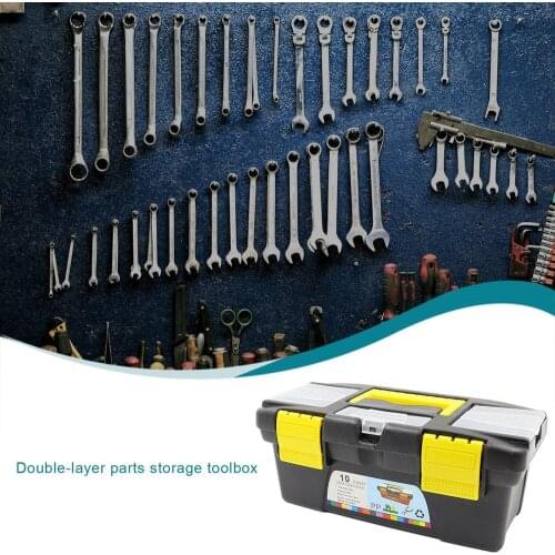 10 Inch 12.5Inch Multifunctional Instrument Parts Hardware Tool Storage Box ABS Plastic Toolbox Electrician Box