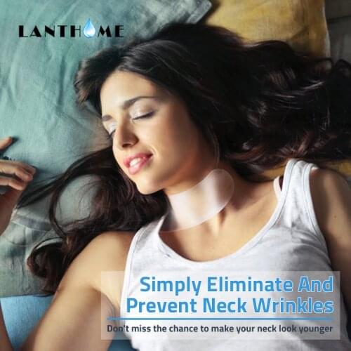 Reusable Anti Wrinkle Silicone Care Neck Pad Anti Aging Neck Firming Patches Wrinkle Treatment Prevention Remover Face Wrinkle