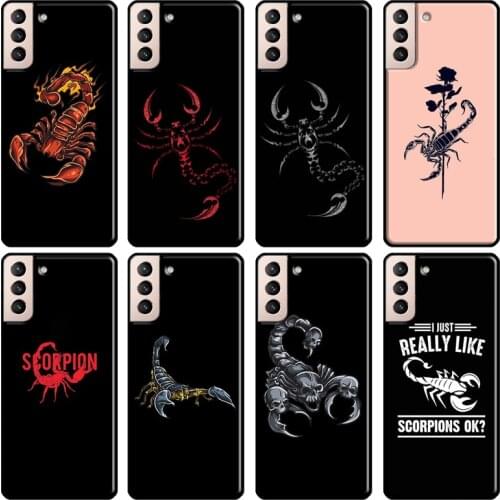Scorpio Scorpion animal Soft Case For Samsung Galaxy S21 Ultra Note 20 Note 10 S8 S9 S10 Plus S20 FE Phone Cover