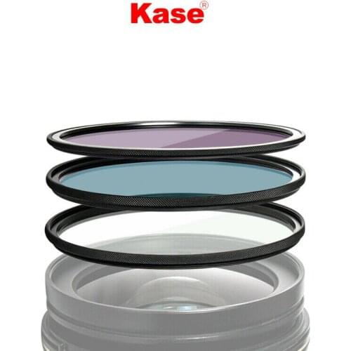 Kase 49mm Wolverine Magnetic Circular Filter Kit ( CPL + ND8 + ND64 + Lens Cap + Filter Pack)