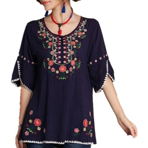 NUFASLOS Dark Blouses