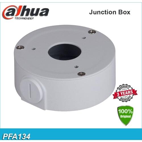 Original Dahua PFA134 Aluminum Alloy Metal White Junction Box for Bullet Camera