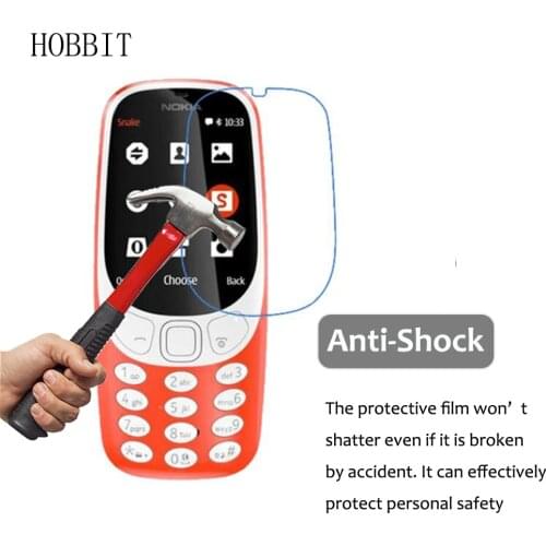 3Pcs For Nokia N3310 HD Clear Ultra Thin PET Screen Protector Film For Nokia 3310 5H Anti-Scratch Explosion-Proof Film Not Glass