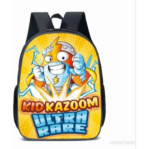 Super Zings Series Kindergarten Backpack Cartoon Game Superzings Toddler Kids Bag Waterproof Plecak Daily Children Mochila
