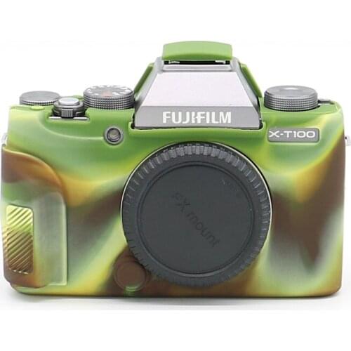Silicone Armor Skin Case Camera Body Cover Protector Video Lens Bag For Fuji Fujifilm X-T100 XT100