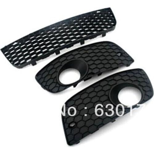 Replacement Front Lower Cooling Air Grille in Honeycomb Style Full Set For VW Volkswagen Golf Jetta MK5