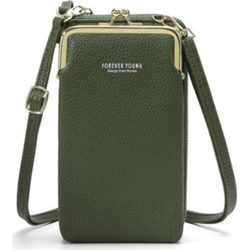 New Style Design Forever Young Ladies Mobile Phone Bag Fashion Diagonal Coin Purse Trendy Shoulder Bag