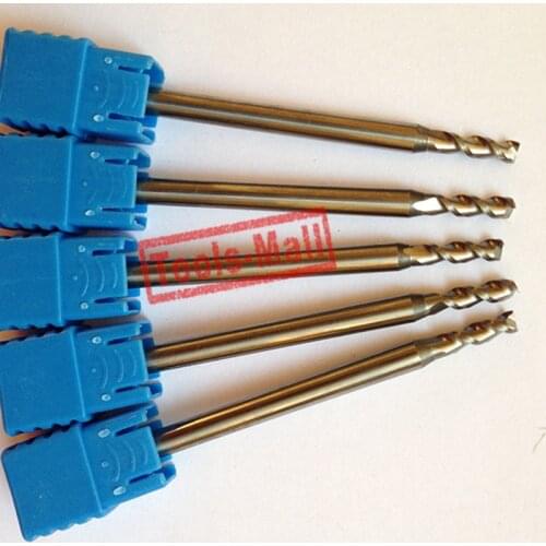 1pc 3mm D3*8*D4*50 HRC50 2 Flutes Milling cutters for Aluminum CNC Tools Solid Carbide CNC flat End mills Router bits