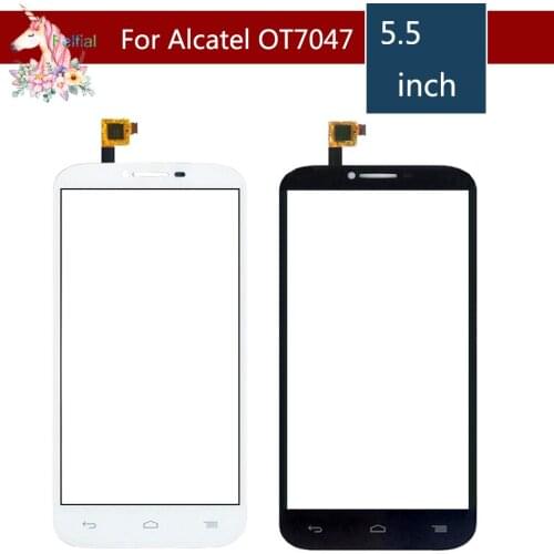 10pcs/lotFor Alcatel One Touch POP C9 7047 7047D OT 7047 OT7047 Touch Screen Digitizer Sensor Outer Glass Lens Panel Replacement