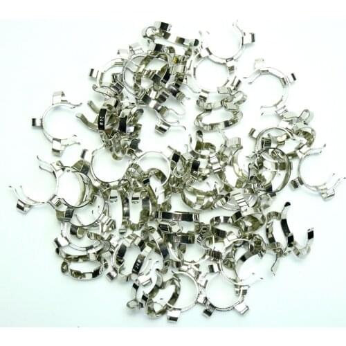 100 Pcs/Pack,29#,Metal Clip,Steel Keck Clamp,29/32 29/42 Glass Ground Joint