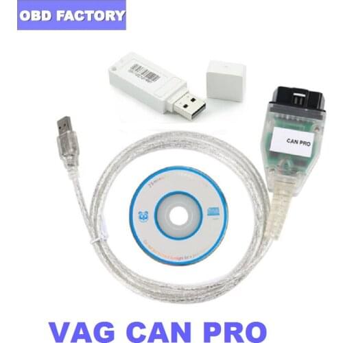 2020 VAG CAN PRO V5.5.1FTDI FT245RL Chip VCP OBD2 Vag Can Pro Diagnostic Support BUS+UDS+K-Line