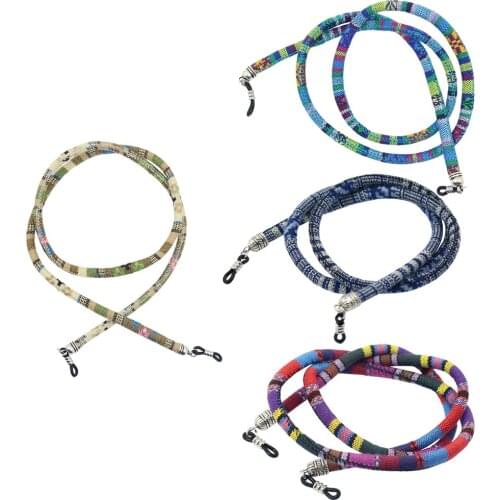 4pcs Vintage Glasses Strap Travel Sports Eye Glasses Straps Eyeglass Sunglasses Holder Eyewear Retainer Cord Neck Lace Strings