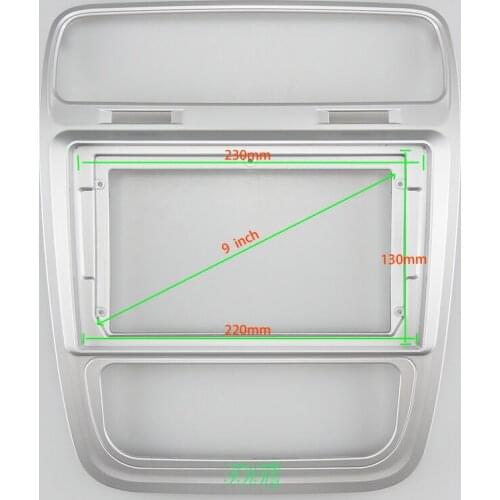 9 INCH Car Audio Frame GPS Navigation Fascia Panel Car dvd Plastic Frame Fascia is suitable for 2015 VOLKSWAGEN SCIROCCO