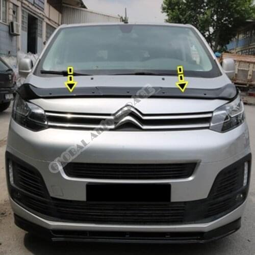 For Citroen Jumpy 2017-2021 Front Bug Shield Hood Deflector Guard Bonnet Protector Car Auto Accessory Car-Styling Accessories