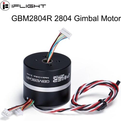 IFlight IPower Motor GBM2804R 2804 Gimbal Motor with 35mm wire / aluminum case / AS5048A Magnetic Encoder for camera stabilizer