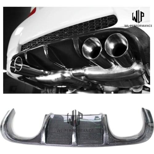E92 M3 H2 Style Carbon Fiber Rear Lip Bumper Splitter Diffuser Car Styling for BMW 3 Series E92 M3 2005-2012