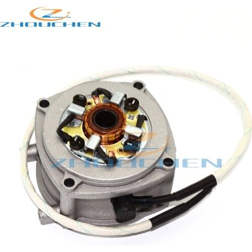 44-6 Electric Starter for 2 stroke air cooled engine pocket bike mini dirt bike ATV 47cc 49cc Motorcycle Motor Electric Starter