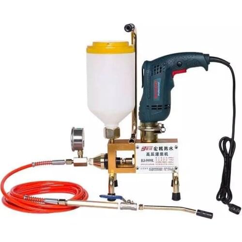 Epoxy injection pump Epoxy / Polyurethane foam Grouting Machine Steel Hose concrete repair crack 999 high quality 810/910/1300W