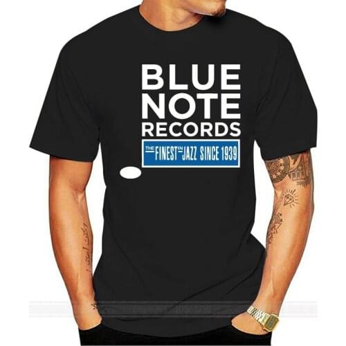 NEU BLUE NOTE Records Label Jazz Music Mens New T shirt S to male brand teeshirt men summer cotton t shirt