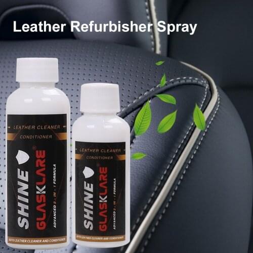 GLASKLARE 50/100 ML Car Interior Leather Restoration Spray Seat Sofa Leather Maintenance Refurbisher Care Agent Dropshipping New