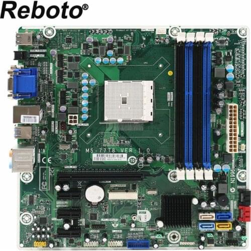 For HP MS-7778 A75 Desktop Motherboard FM2 700846-001 696333-001 700846-501 700846-601 DDR3 100% Tested Fast Ship