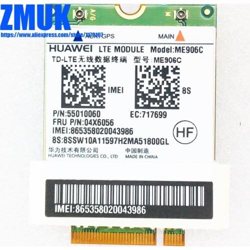ME906C M.2 WWAN Module For Thinkpad 8 ,P/N 04X6056