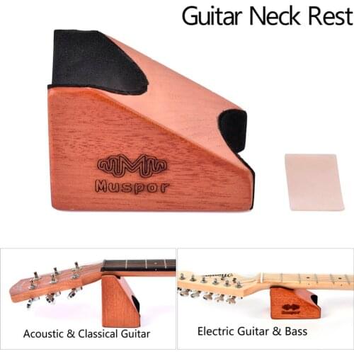 New 2 in 1 Guitar Neck Rest Bracket Support Pillow Acoustic Electric Guitar Bass Luthier Setup Tool with Anti-slip Sticker