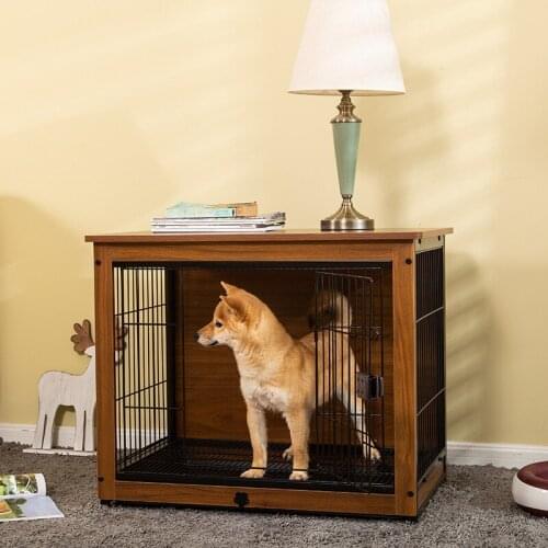 Environmental Protection E1 Board Wooden Pet Dog Cage Indoor Fence Household Dog Bed Cat Cage Storage desk Dog house