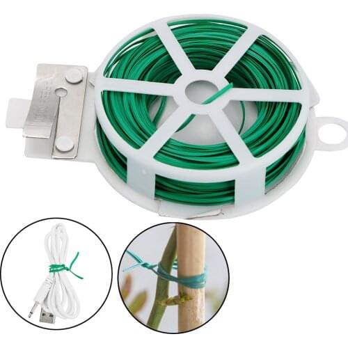 Plastic Wire Binding Line Cable Ties Management Garden Tie With Clipper Protection Bag