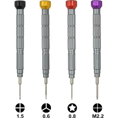 S2 Precision Screw Driver M2.2 Middle Plate 0.6Y Triwing 0.8 Pentalobe PH00 Screwdriver for iPhone Mobile Phone Repair Tool 200P