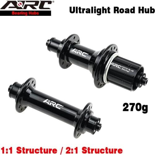 ARC 270g Ultralight Road Hub 4 pawls 48 clicks Front 100 Rear 130 NBK Bearing Hub 20 24 Holes Bicycle Hub V brake Road Bike Hub
