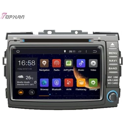 Topnavi 8'' Octa Core 2GB RAM Android 6.0 Car Radio Stereo GPS for TOYOTA PREVIA/Estima/Tarago/Canarado 2006- Audio DVD Player