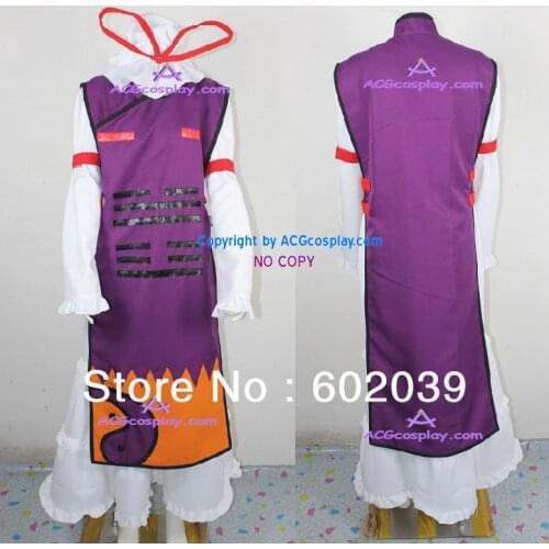 Touhou Project Yukari Yakumo Cosplay Costume Good quality ACGcosplay include head ornament