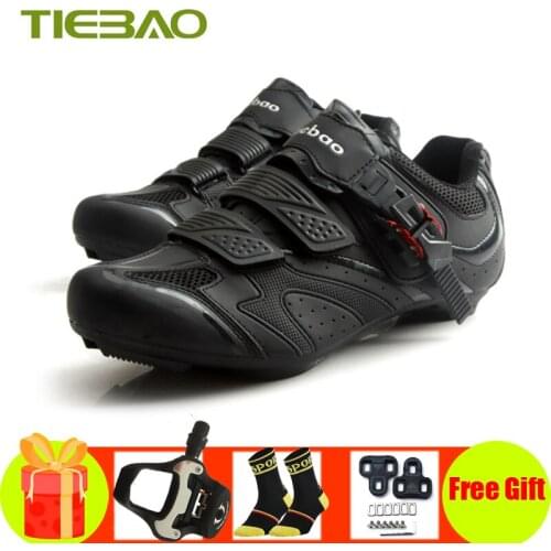 TIEBAO sapatilha ciclismo bicicleta road bike shoes 2019 self-locking SPD-SL pedals cycling sneakers Breathable zapatos ciclismo