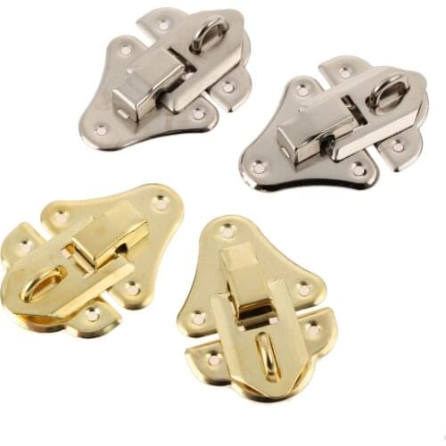 2pcs Wooden Box Case Toggle Latch Suitcase Hasp Jewelry Chest Gift Wine Hook Clasp 48*35mm