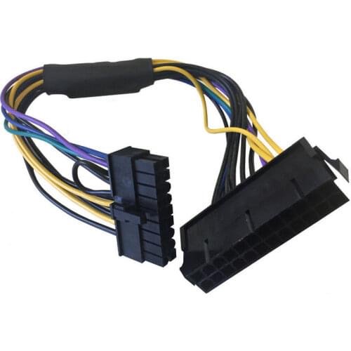 24 Pin to Motherboard 18 Pin ATX PSU Power Adapter Cable 18AWG For HP Z230 Z420 Z620 Workstation