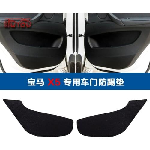 For BMW X5 4pcs Car Inside Door Cover Pad Scratch Protection Anti Kick Pad Car Interior