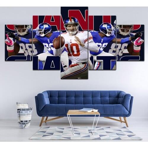 5 module high-definition oil painting wall decoration modern decorative painting rugby sports canvas painting