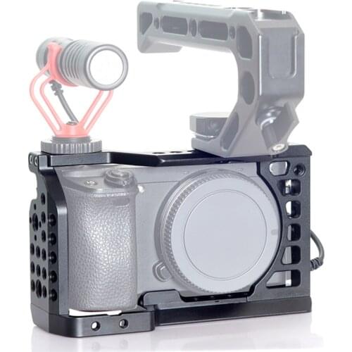 Aluminum DSLR rig Camera Cage Kit Support for SONY A6500 A6400 A6300 A6000 A6100 dslr rig