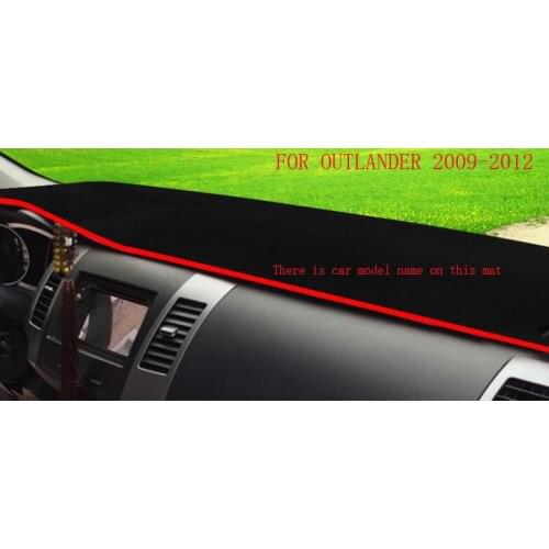 Car Dashboard Cover Carpet Sun Shade Pad Mat Heat Insulation Decoration For Mitsubishi Outlander Lancer EX ASX
